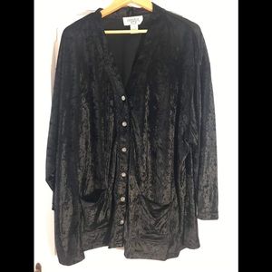 Black Velour Jacket